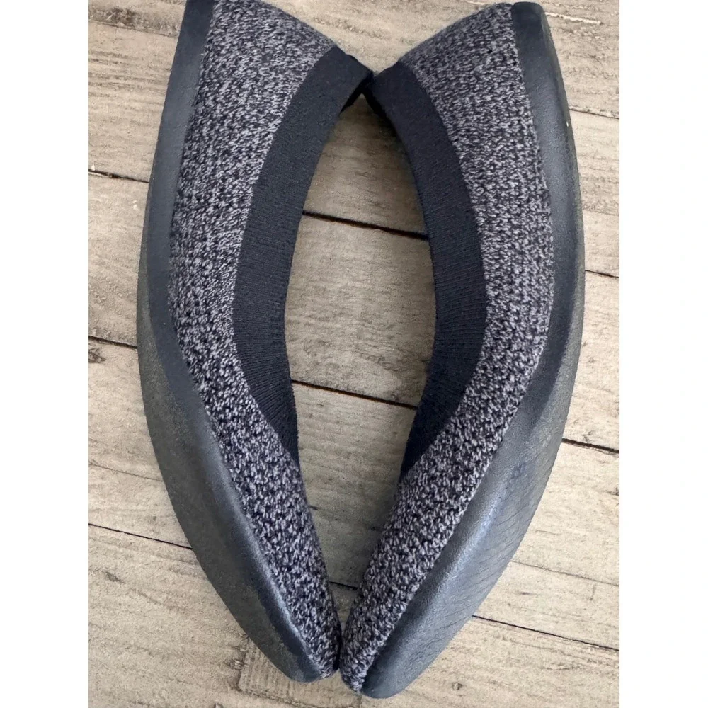 Allbirds Tree Breezers‎ Charcoal Grey Knit Ballet Flats Womens 9.5 TB W9.5